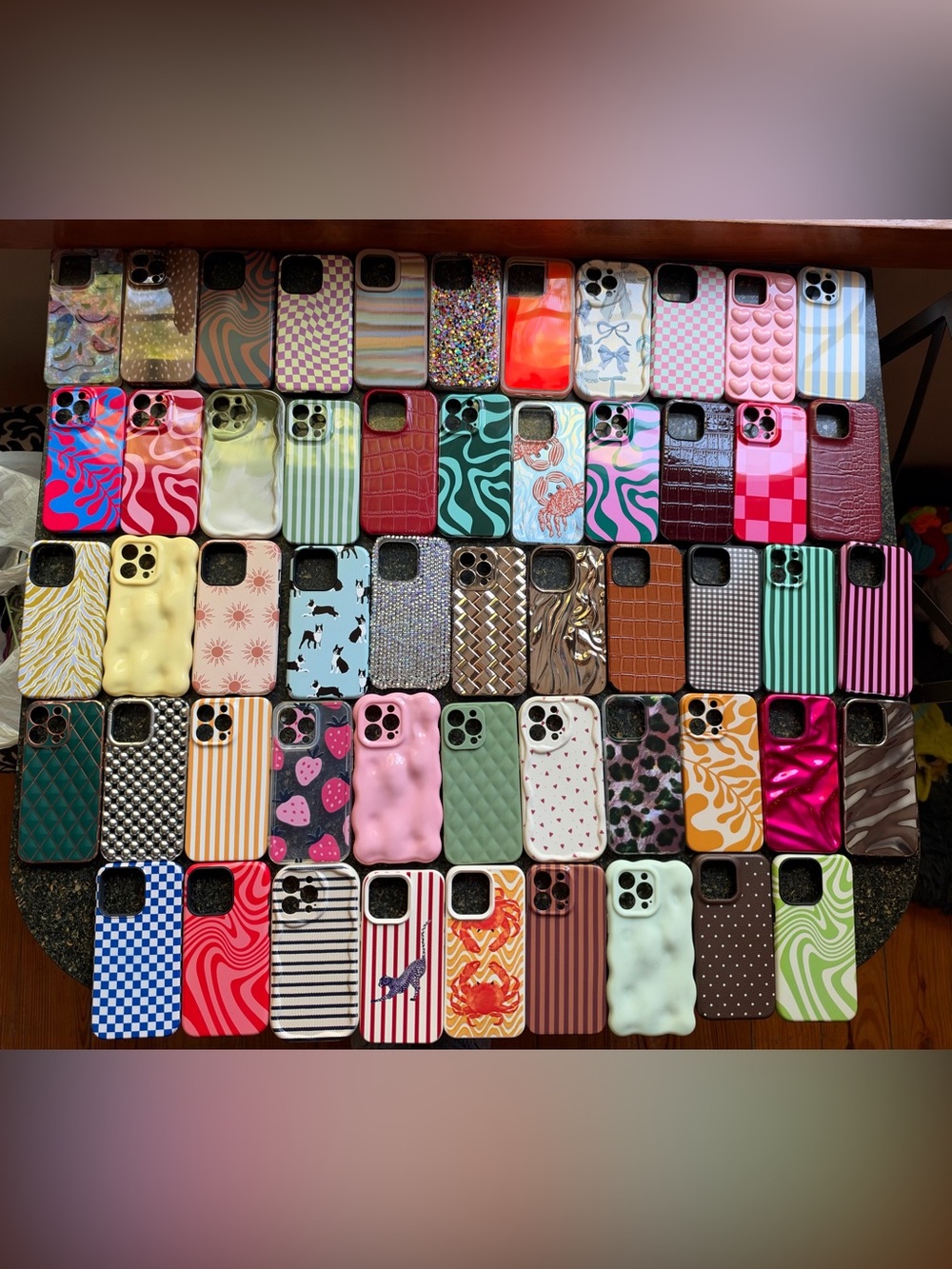 iPhone 13 Pro case bundle…approx 100 like new cases in varying colors and styles